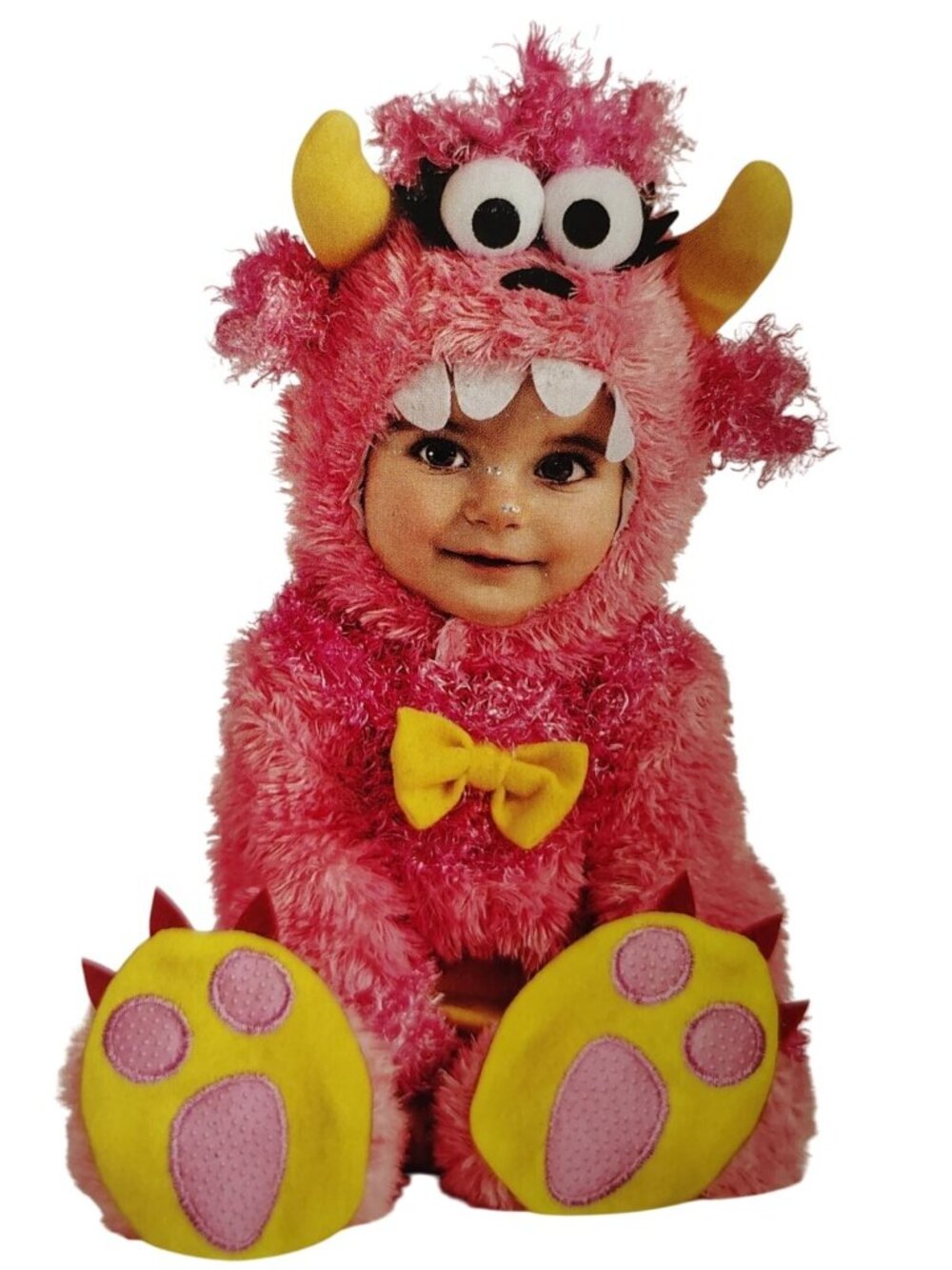 Celebrate Infants 6 to 12 Month Pink Monster Complete 2 Piece Halloween Costume